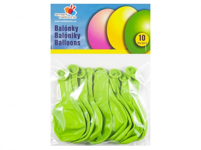 Svetlo zeleni napihljivi baloni