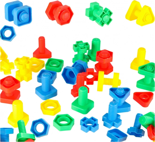 Montessori izobraževalni komplet – vijaki, 30 delov