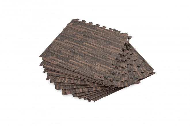 Pena podloga za vrtni bazen 50 x 50 cm Bestway imitacija lesa - 12 kosov