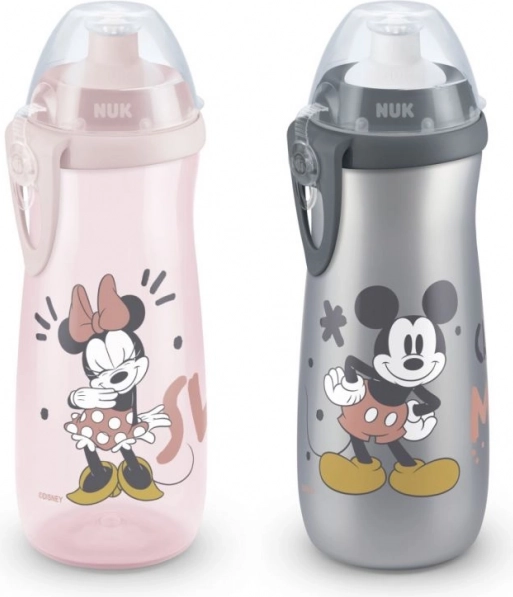 NUK FC športna steklenička Mickey Mouse 450 ml siva