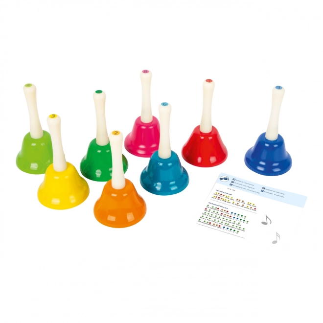 Mali zvončki Foot Set za male glasbenike 8 kos