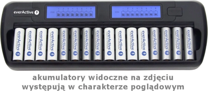 Procesorski polnilec za 16 baterij AA/AAA