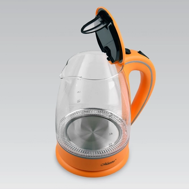 Stekleni grelnik vode 1,7 l 2000 W MR-064-ORANGE