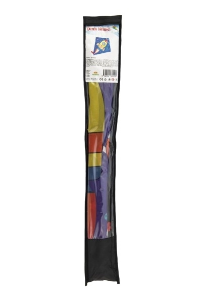 Leteči zmaj z motivom vesoljske rakete - 70 x 60 cm