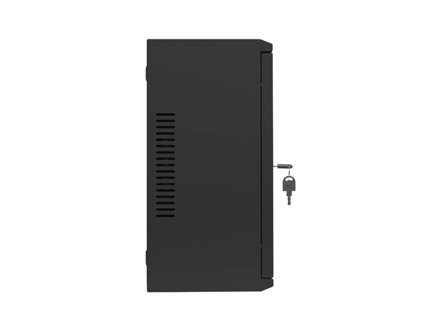 Stenska regalna omara za opremo 48 cm 4U+3U 540x200 nizkoprofilna črna