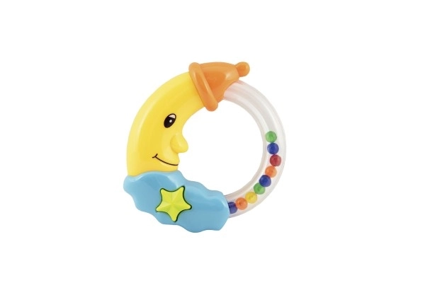 Ropotulja mesec plastika 11cm na kartici 0+