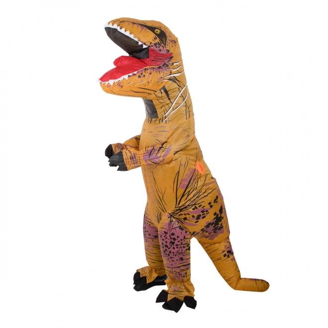 Kostum napihljiv dinozaver T-REX rjav