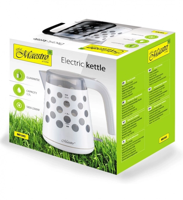 Hitrovarna grelnik 1,7l 2200W "DROPS" MR-045-WHITE