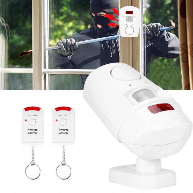 Brezžični alarm s senzorjem gibanja + 2x daljinski upravljalnik