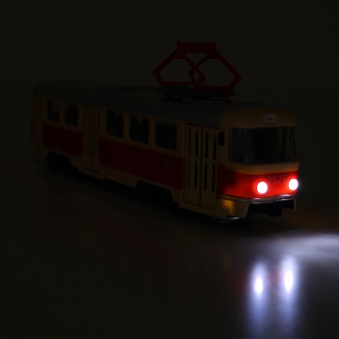 Tramvaj, ki obvešča o postajah