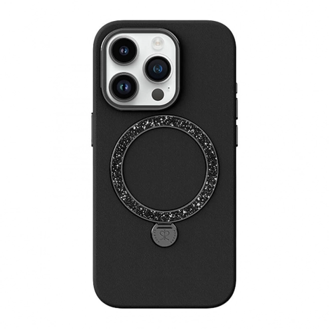 Ohišje za iPhone 15 Pro Joyroom Dancing Circle črno