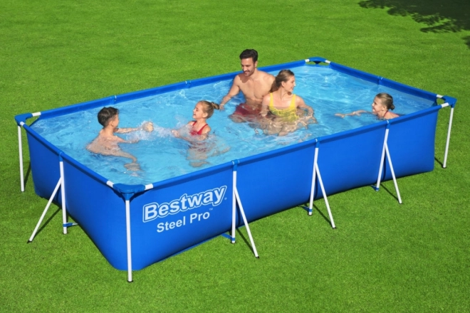 Bazén na kovinski strukturi Bestway Steel Pro 400 x 211 x 81 cm