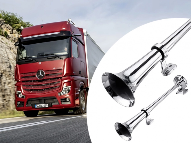 Pnevmatska hupa Chrome s kompresorjem 12V
