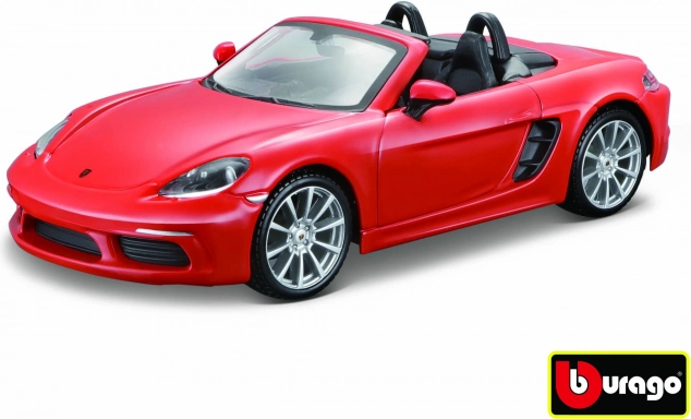 Model Bburago Porsche 718 Boxster oranžna 1:24