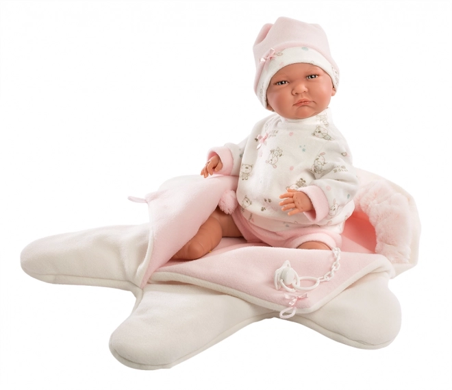 Llorens M740-38 oblačilo za punčko dojenček NEW BORN velikosti 40-42 cm