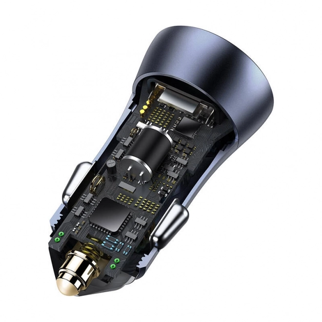 Avto polnilec Baseus z USB in USB-C, 40W
