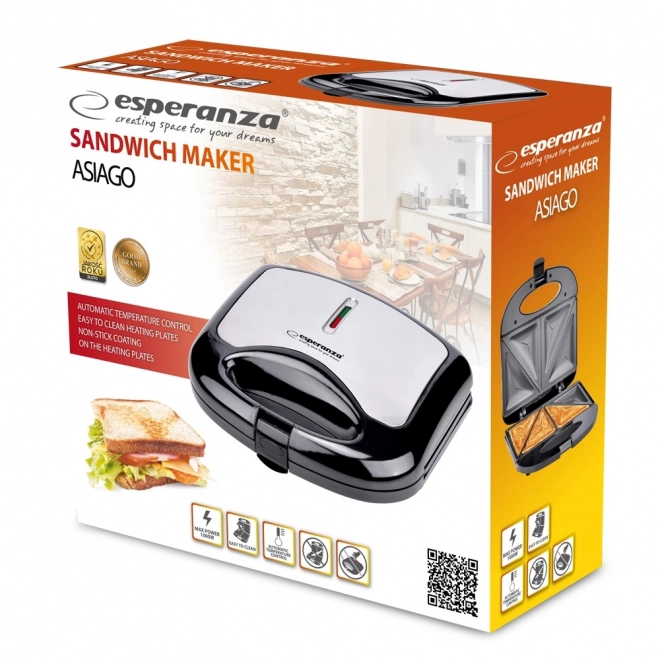 Sendvičar Asiago 1000W
