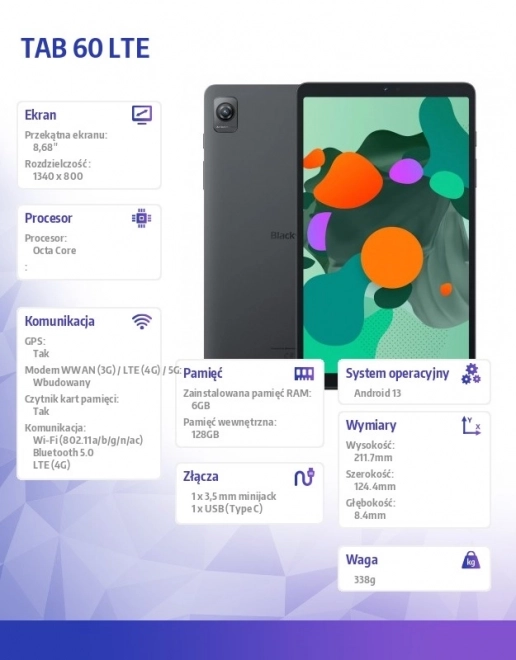 Tablični računalnik Blackview Tab 60 LTE