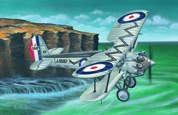 Model Bristol Bulldog 1:48 15,3x21,1cm v škatli
