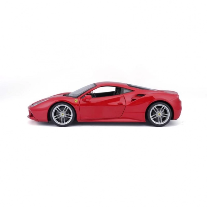 Kovinski avto Ferrari 488 GTB rdeč
