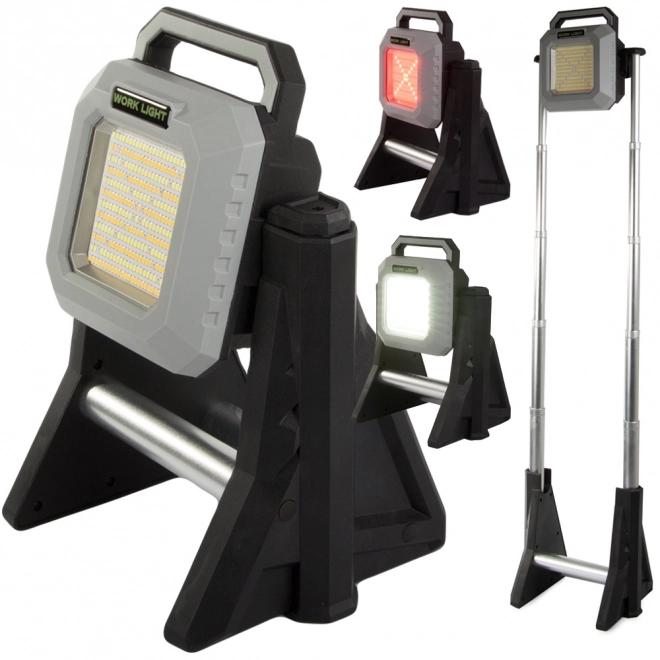 Polnilni LED teleskopski reflektor 3000 lumnov