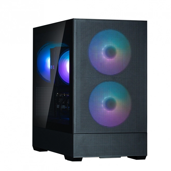 Ohišje P30 Air mATX Mini Tower z ARGB ventilatorji črna