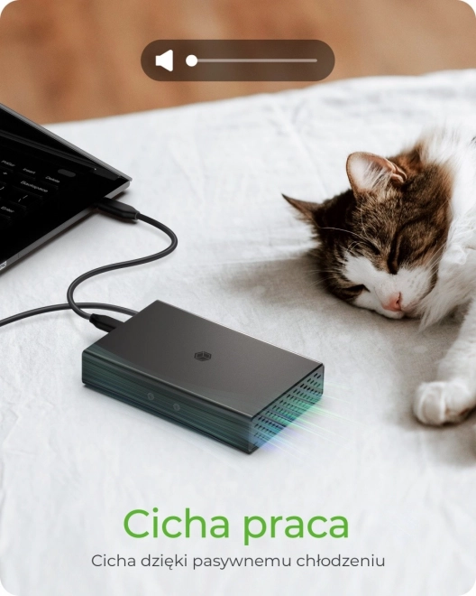 Zunanji Raid ohišje IB-RD2253-C31 za 2,5 SATA HDD na USB 3.2 Gen 2, RAID 0,1, SINGLE, LARGE