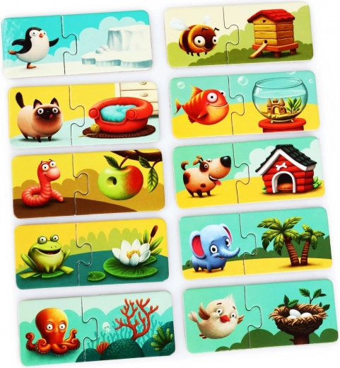 Učenje skozi igro: 10 tematskih parov