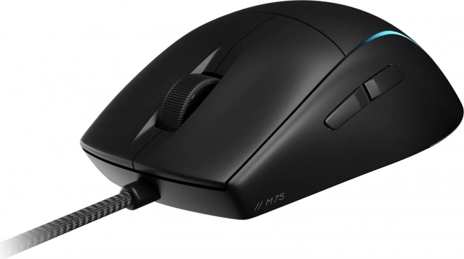Igralna miška M75 RGB črna