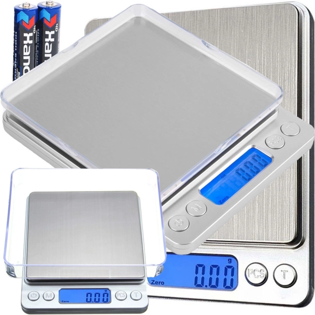 Digitalna tehtnica 2 kg z LCD-zaslonom