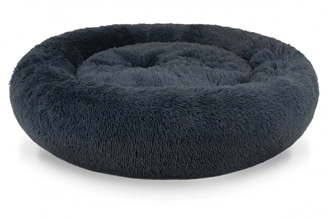 Univerzalno plišasto ležišče 60 cm - temno sivo