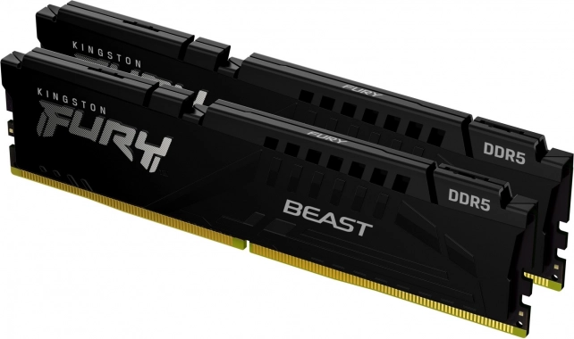 Pomnilnik Kingston Fury Beast DDR5 64GB (2x32GB) 6000MHz CL30 EXPO črna