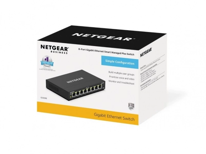 Stikalo NETGEAR GS308E 8-Port Gigabit Ethernet Plus