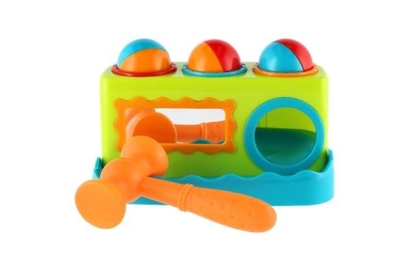 Igrača s kladivom s plastičnim ogledalom 21 cm