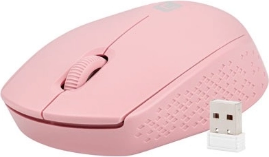 Brezžična miška NATEC Stork 1600 DPI – rožnata