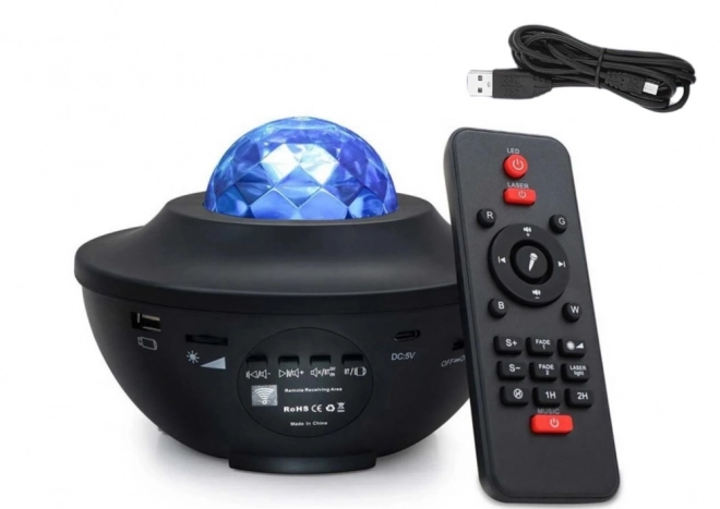 Zvezdni projektor Led zvočnik Bluetooth daljinski upravljalnik