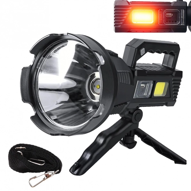 Reflektor s stojalom Cree LED XHP50 COB za pohodništvo