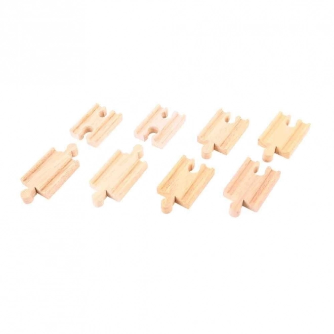 Bigjigs Rail Priključki tirov 7 cm 8 kos