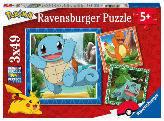 Ravensburger sestavljanke Pokémon 3x49 kosov