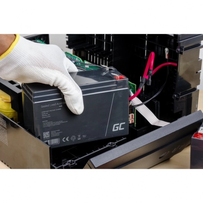 Polnilna baterija AGM VRLA Green Cell AGM50 12V 10Ah (za UPS, avtomobile, kosilnice na travo)