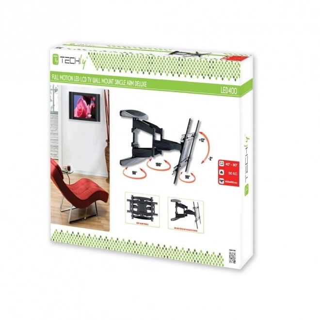 Stenski nosilec za TV LCD/LED 40-80 palcev črna