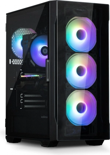 Štirje prednameščeni RGB ventilatorji
