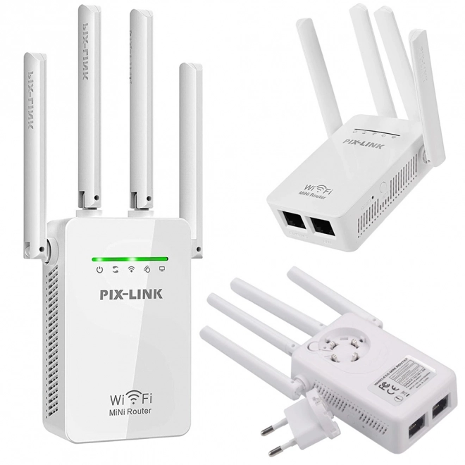 Zmogljiv WiFi ojačevalec signala 300Mbps WPS