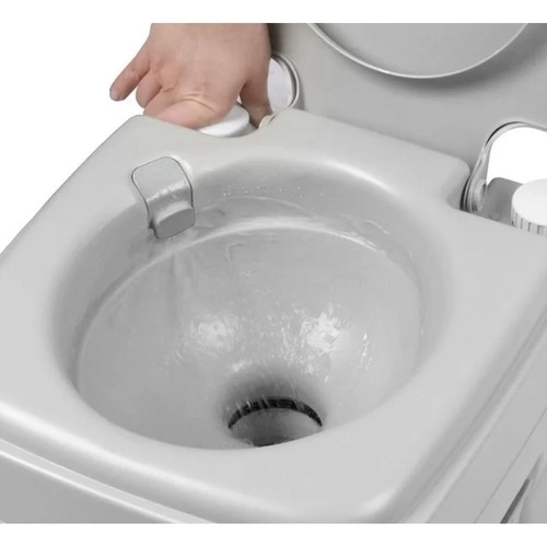 Trizand 24498 Prenosna kamping WC 20 + 12 l, siva