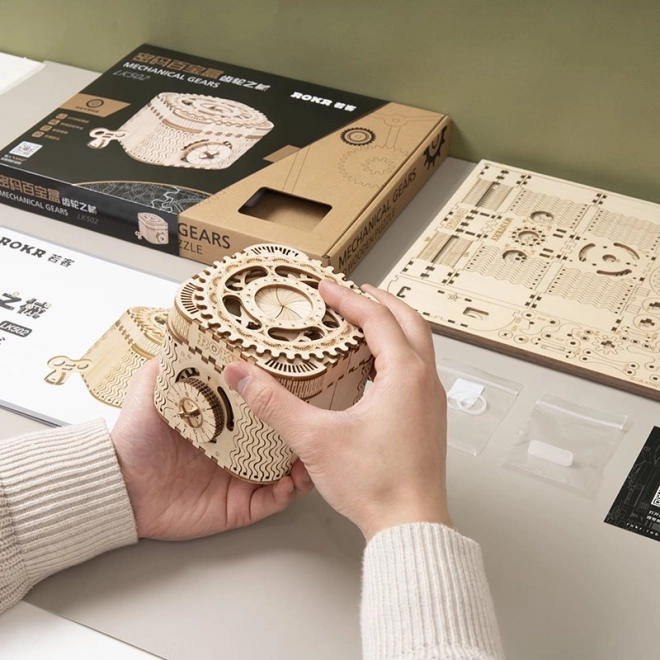 RoboTime 3D lesen mehanski puzzle Nakitnica