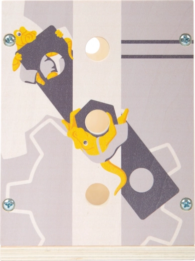 Igrača 2v1: škatla in delovna plošča