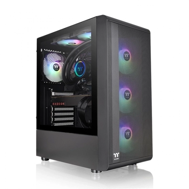 Računalniško ohišje S200 s kaljenim steklom in RGB osvetlitvijo