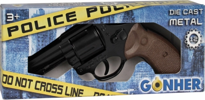 Kovinski policijski revolver za 12 nabojev GONHER