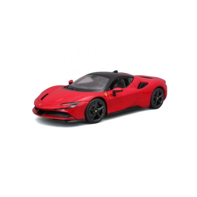 Kovinski model Ferrari SF90 Stradale rdeč 1:18