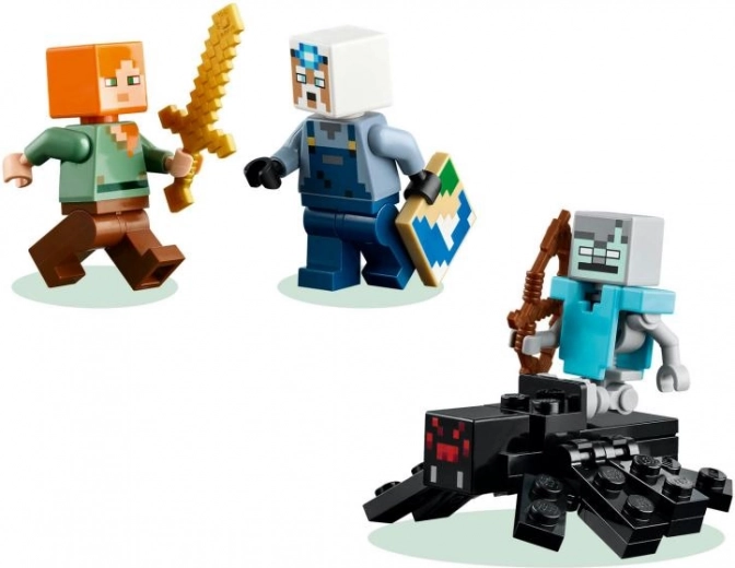 Heroes and mobs from MINECRAFT